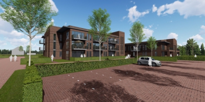 woonzorgcentrum met 44 appartementen Dwarsakker Zwartebroek Geba Sanitair